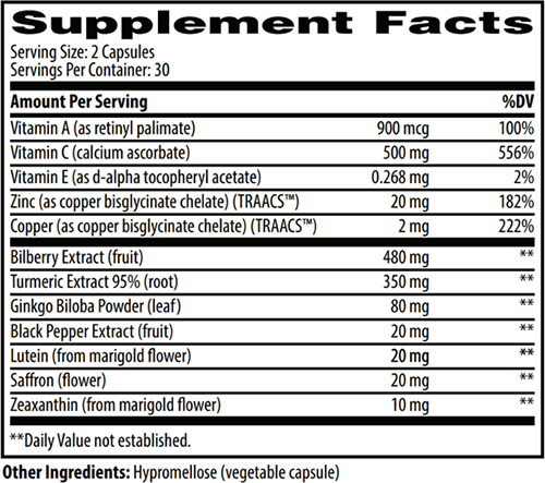 Supplement Facts igenics